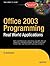 Office 2003 Programming: Re...