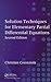 Solution Techniques for Elementary Partial Differential Equations, Second Edition