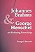 Johannes Brahms & George Henschel: An Enduring Friendship (Detroit Monographs in Musicology)