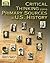Critical Thinking Using Primary Sources in U.S. History