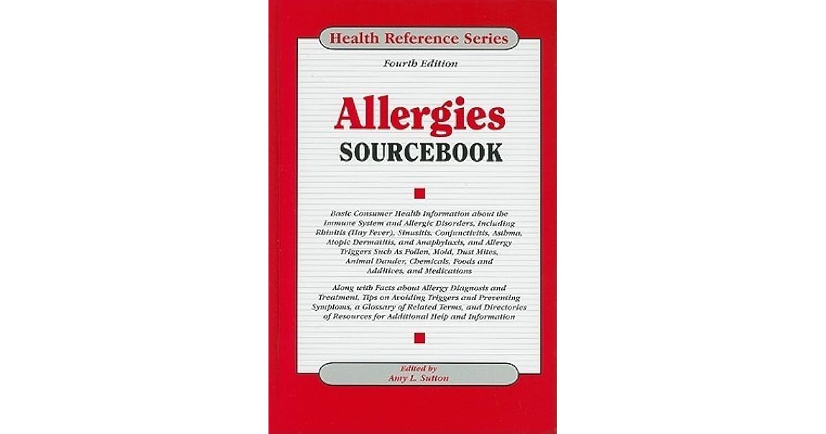 Allergies Sourcebook By Amy L Sutton - 