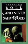 And Never Said a Word