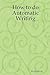 How to do Automatic Writing