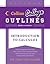 Introduction to Calculus (Collins College Outlines)