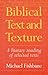 Biblical Text and Texture: A Literary Reading of Selected Texts