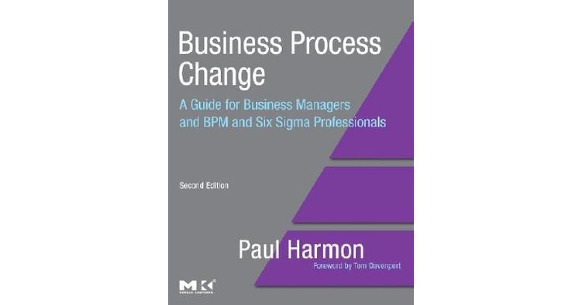 Business Process Change A Guide for Business Managers and