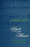 Style and Music: Theory, History, and Ideology Style and Music: Theory, History, and Ideology