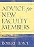 Advice for New Faculty Members