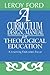 A Curriculum Design Manual for Theological Education