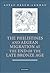 The Philistines and Aegean Migration at the End of the Late Bronze Age