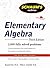 Schaum's Outline Elementary Algebra