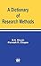 A Dictionary of Research Methods by B.N. Ghosh