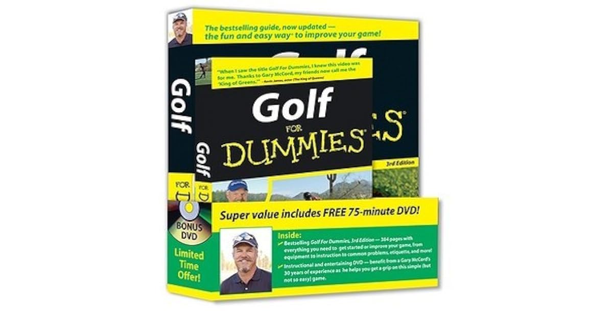Golf For Dummies, DVD Bundle by Gary McCord