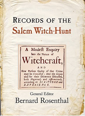 Records of the Salem Witch-Hunt (Hardcover)