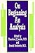 On Beginning an Analysis