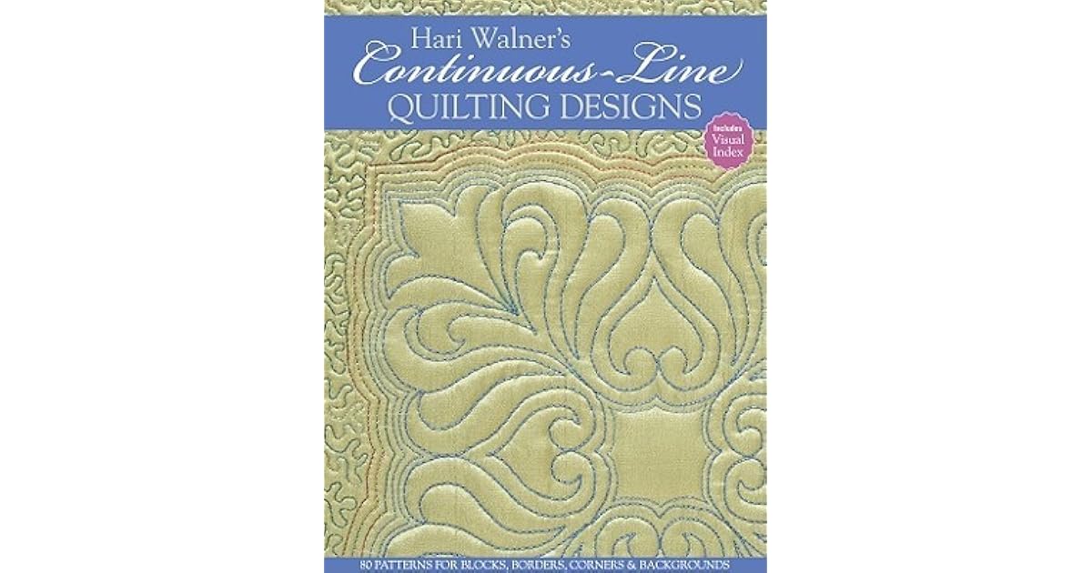 Continuous-Line Quilting Designs by Hari Walner