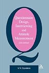 Questionnaire Design, Interviewing and Attitude Measurement