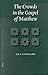 The Crowds in the Gospel of Matthew (Novum Testamentum, Supplements, 102)