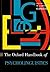 The Oxford Handbook of Psycholinguistics (Oxford Library of Psychology)