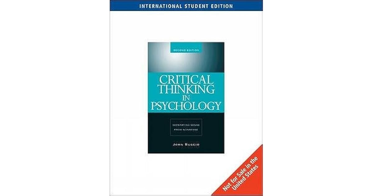 Critical thinking in psychology: separating sense from nonsense pdf picture