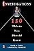 Investigations 150 Things Y...