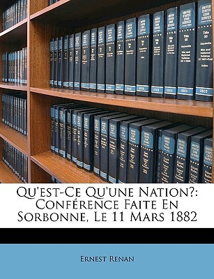 Qu'est-ce qu'une nation? (Paperback)