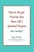 How to Accept, Trust & Live Your Life's Spiritual Purpose: Am I worthy?: Empower Your Spiritual Purpose in Life