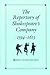 The Repertory of Shakespeare's Company, 1594-1613