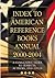 Index to American Reference...