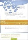 Tre volte giugno by Julia Glass Tre volte giugno by Julia Glass