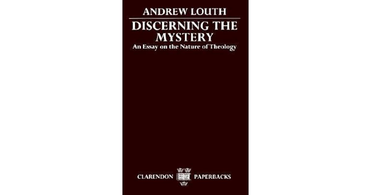Clarendon discerning essay mystery nature paperback theology 02 picture