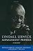 Lyndall Urwick, Management ...