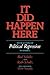 It Did Happen Here by Bud Schultz
