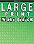 Large Print Word Search Book