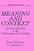 Meaning and Context: An Int...
