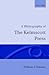 A Bibliography of the Kelmscott Press (Soho Bibliographies)