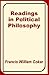 Readings in Political Philosophy