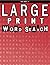 Large Print Word Search Book