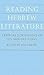 Reading Hebrew Literature: ...