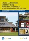 Lessons Learned from Community-Based Microgeneration Projects: The Impact of Renewable Energy Capital Grant Schemes