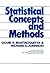 Statistical Concepts and Methods