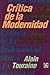 Crítica de la Modernidad