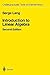 Introduction to Linear Algebra (Undergraduate Texts in Mathematics)