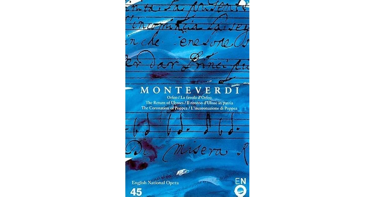 Operas of Monteverdi English National Opera Guide 45 by Claudio Monteverdi