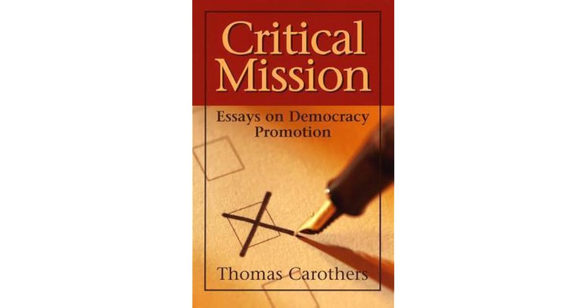 Democracy critical essays 07 image