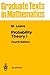 Probability Theory I, 4th Edition