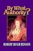 By What Authority? (English...