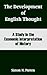 The Development Of English Thought: A Study In The Economic Interpretation Of History