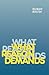What Reason Demands by Rüdiger Bittner