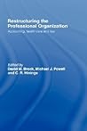 Restructuring the Professional Organization: Accounting, Health Care and Law